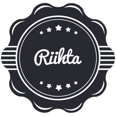 Riihta badge logo