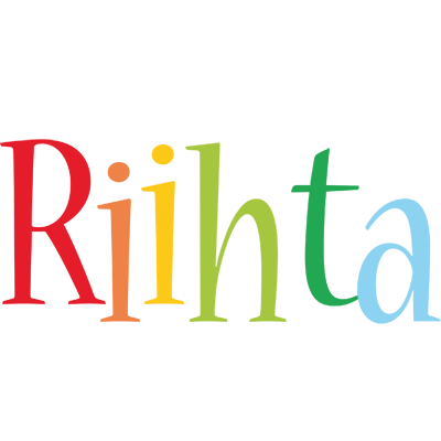Riihta birthday logo