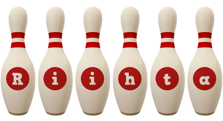 Riihta bowling-pin logo