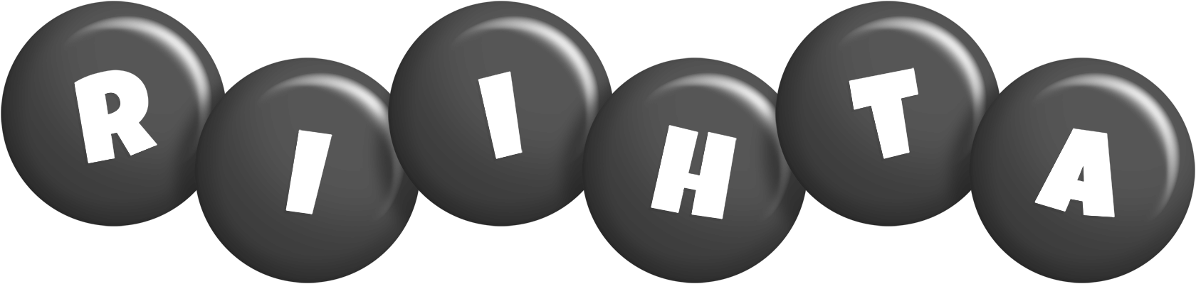 Riihta candy-black logo