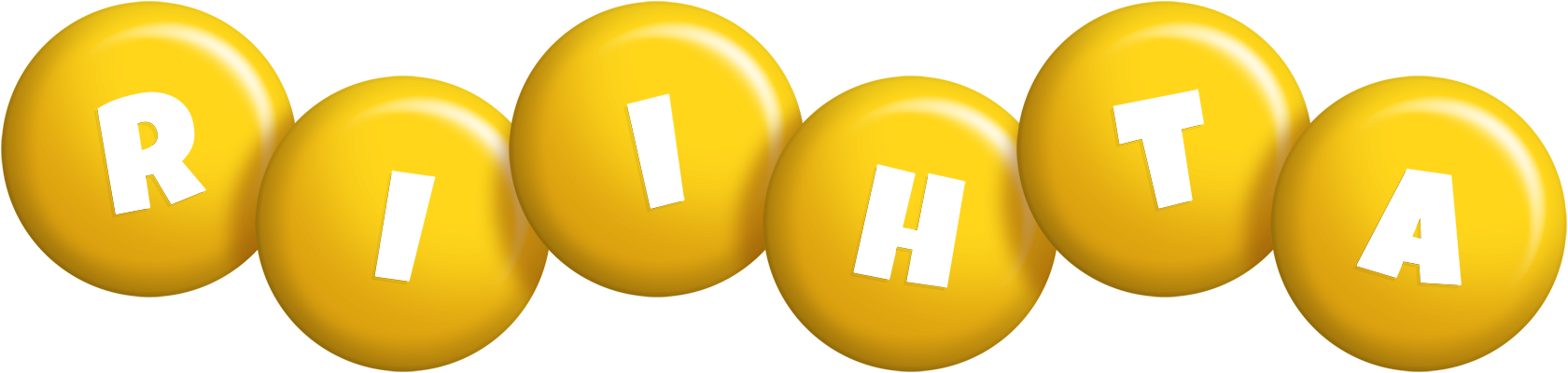 Riihta candy-yellow logo