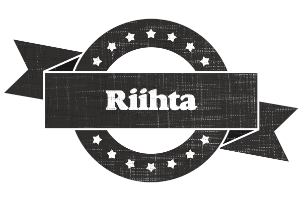 Riihta grunge logo