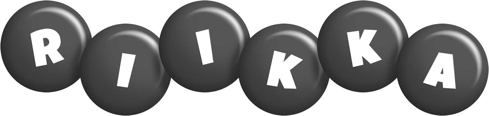 Riikka candy-black logo