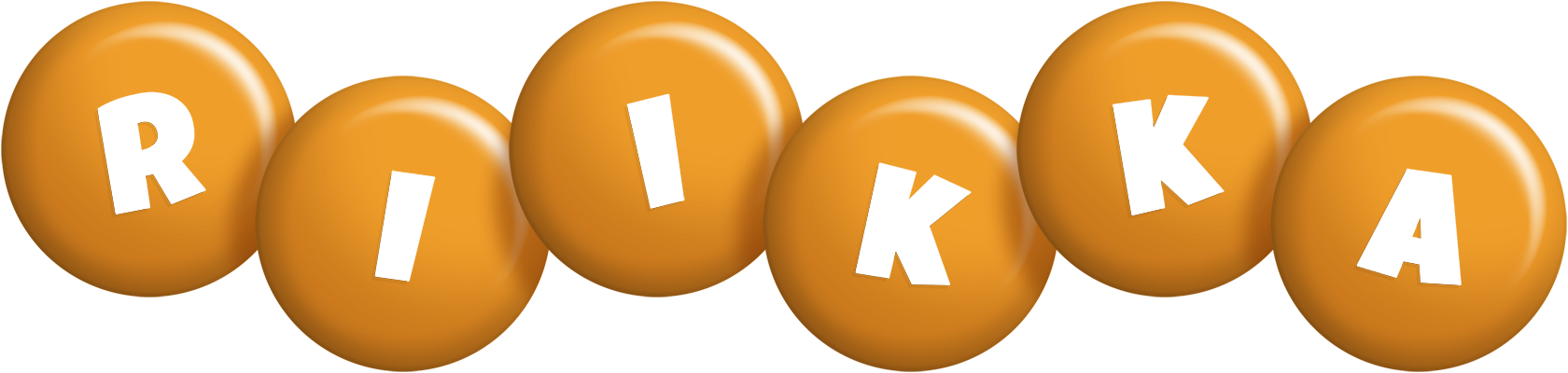 Riikka candy-orange logo