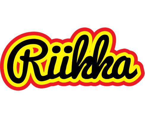 Riikka flaming logo