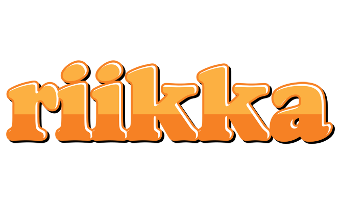Riikka orange logo