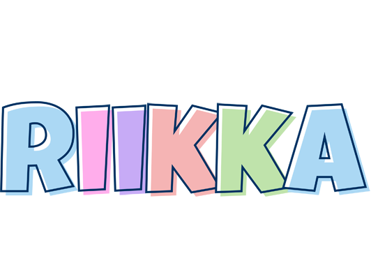 Riikka pastel logo
