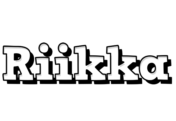 Riikka snowing logo