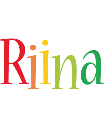 Riina birthday logo
