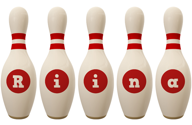 Riina bowling-pin logo
