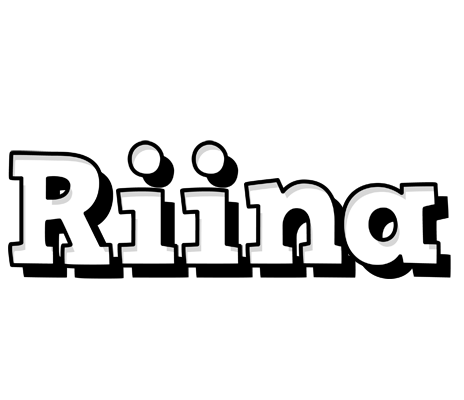 Riina snowing logo