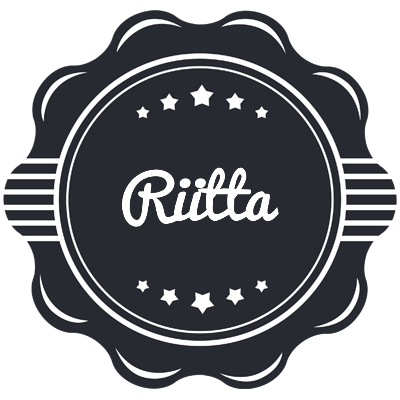 Riitta badge logo