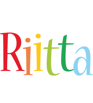 Riitta birthday logo