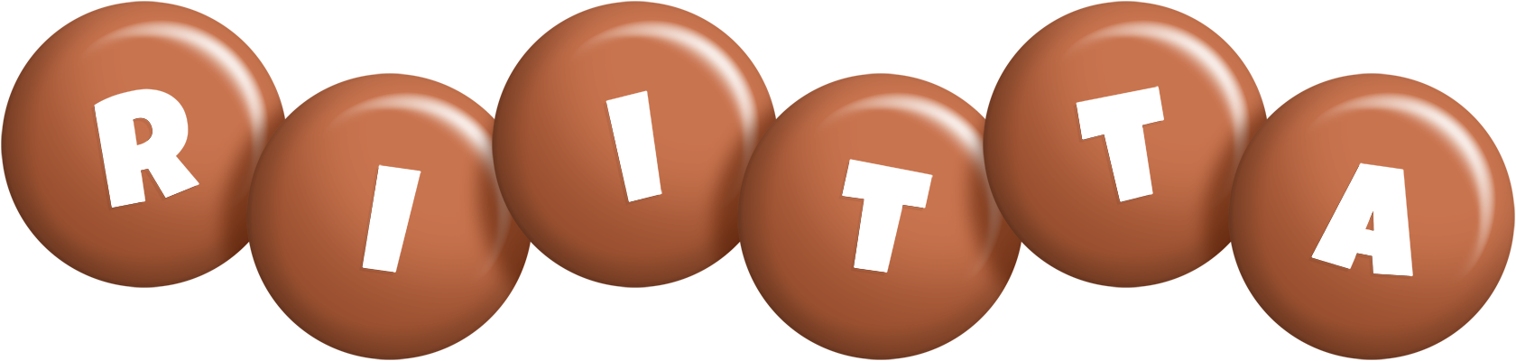 Riitta candy-brown logo