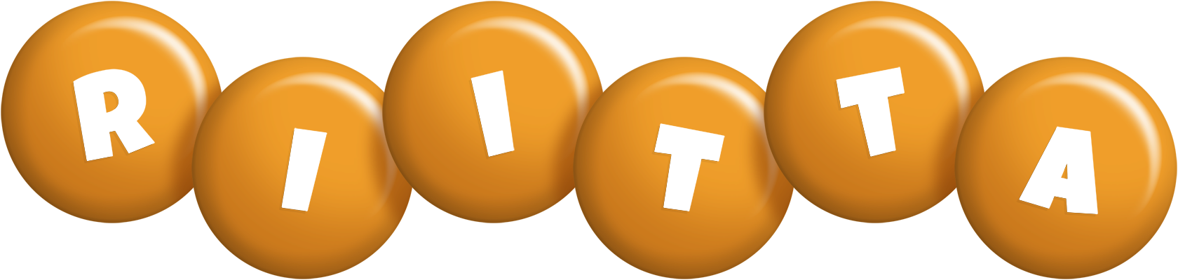 Riitta candy-orange logo