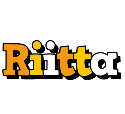 Riitta cartoon logo