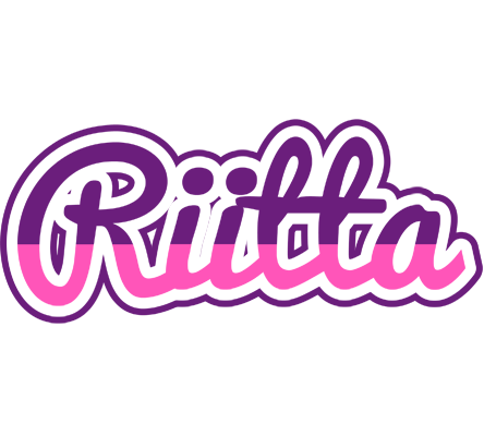 Riitta cheerful logo