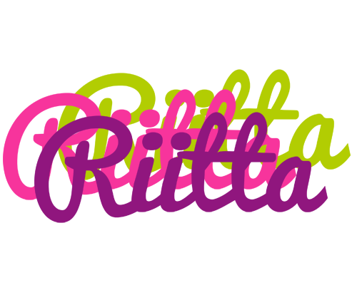 Riitta flowers logo