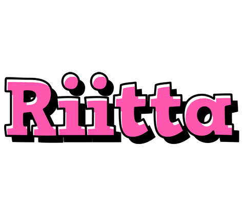Riitta girlish logo