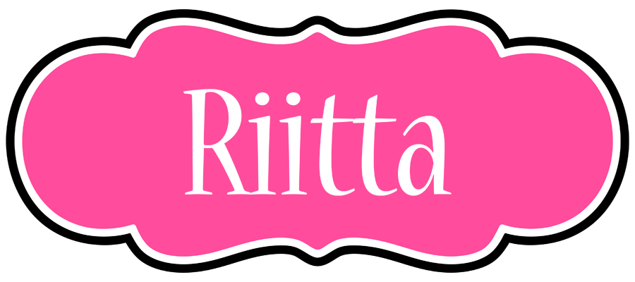 Riitta invitation logo