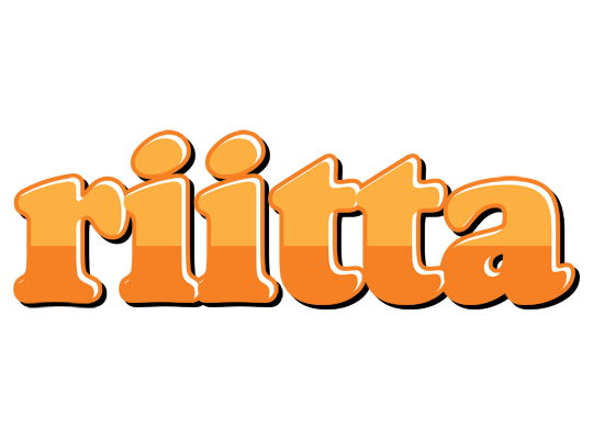 Riitta orange logo