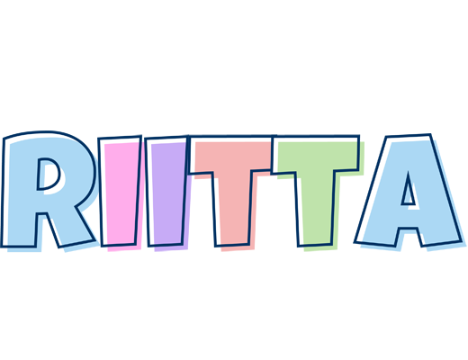 Riitta pastel logo