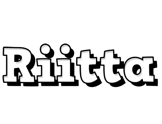 Riitta snowing logo