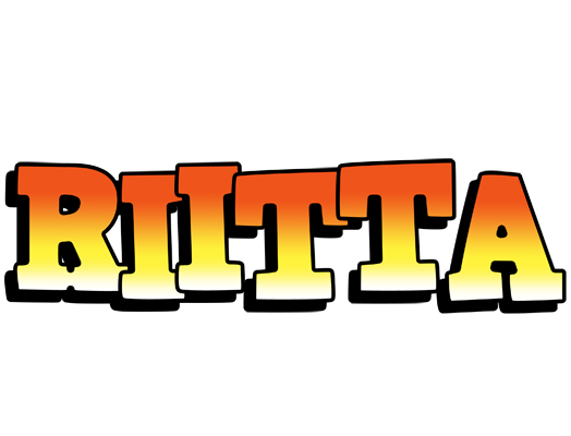 Riitta sunset logo