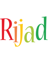 Rijad birthday logo