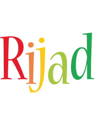 Rijad birthday logo