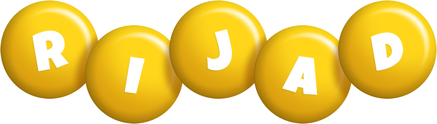 Rijad candy-yellow logo