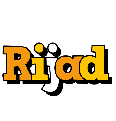 Rijad cartoon logo