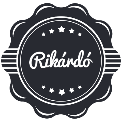 Rikárdó badge logo