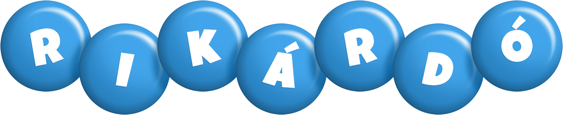 Rikárdó candy-blue logo