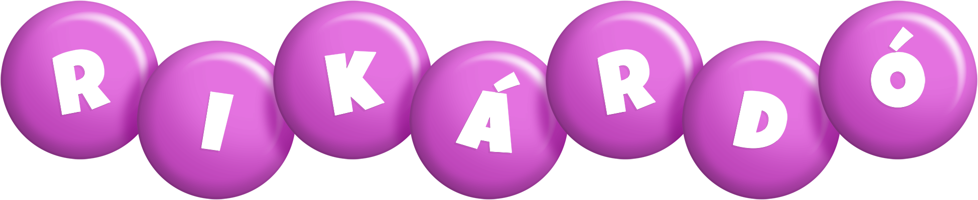 Rikárdó candy-purple logo
