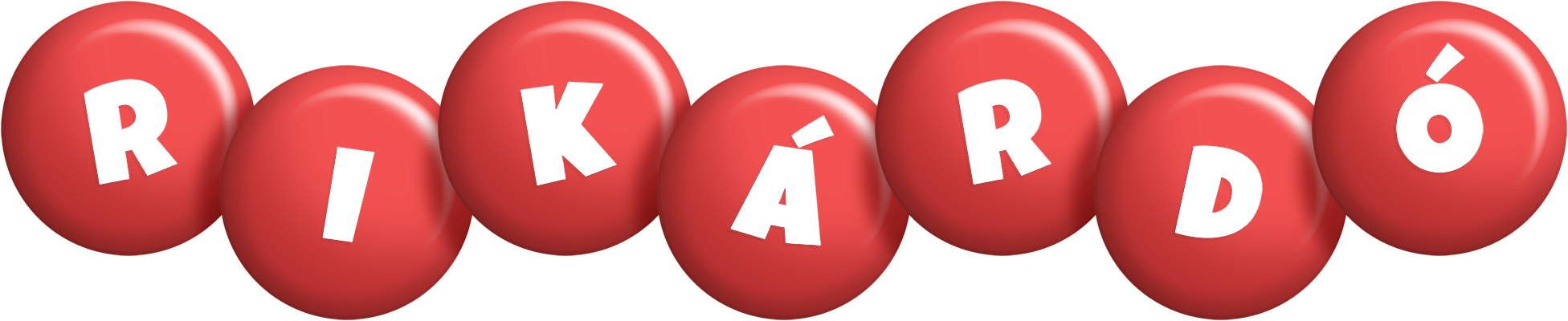 Rikárdó candy-red logo