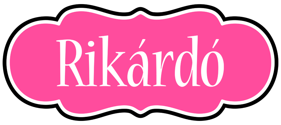 Rikárdó invitation logo