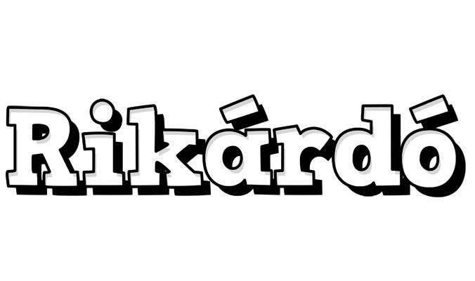 Rikárdó snowing logo