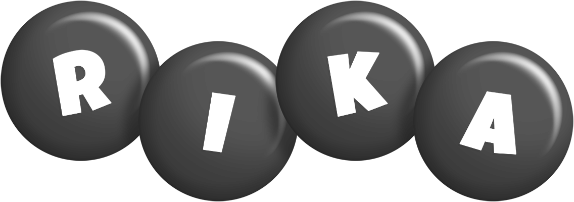 Rika candy-black logo