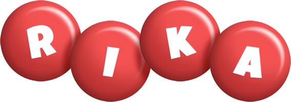 Rika candy-red logo