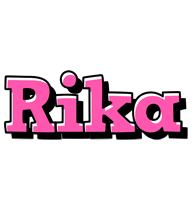 Rika girlish logo