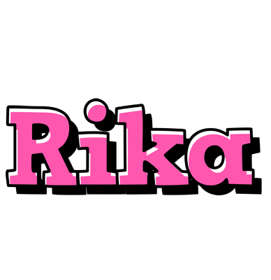 Rika girlish logo