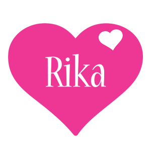 Rika love-heart logo