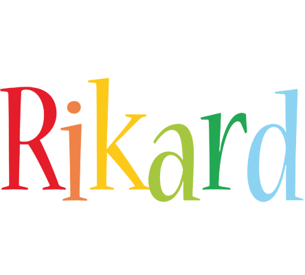 Rikard birthday logo