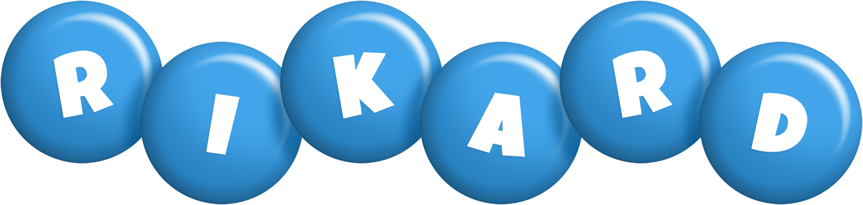 Rikard candy-blue logo