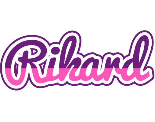 Rikard cheerful logo
