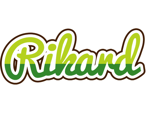 Rikard golfing logo