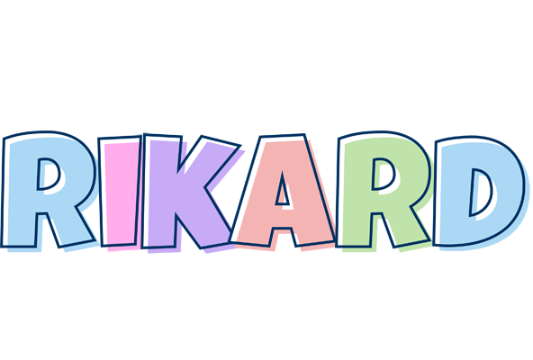 Rikard pastel logo