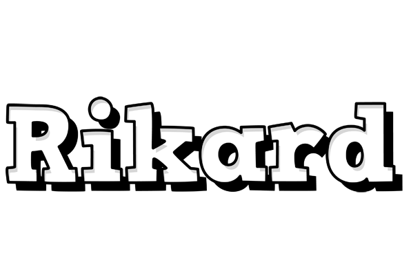 Rikard snowing logo