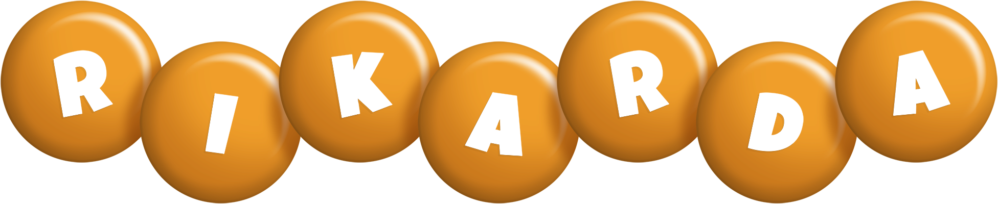 Rikarda candy-orange logo